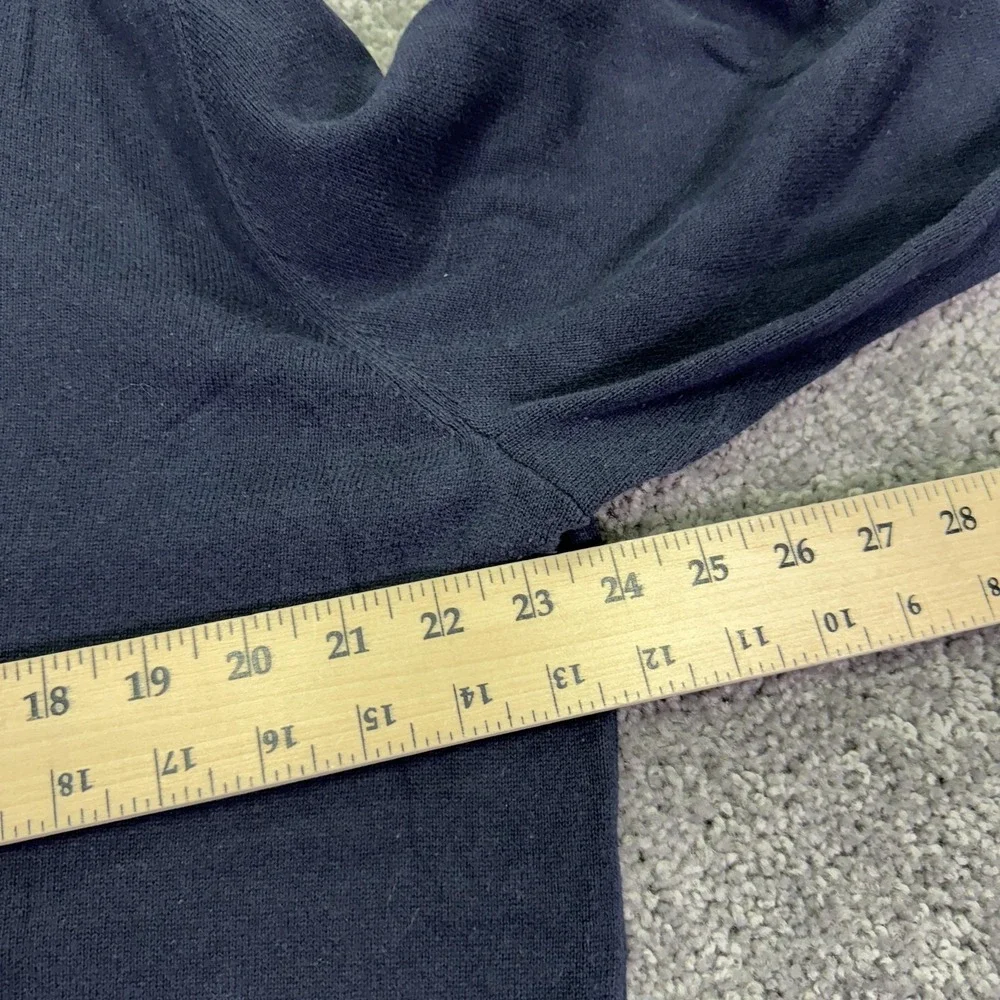 Gap Sweater Mens XL Blue Cotton Knit V Neck Button Cardigan Pockets Lightweight